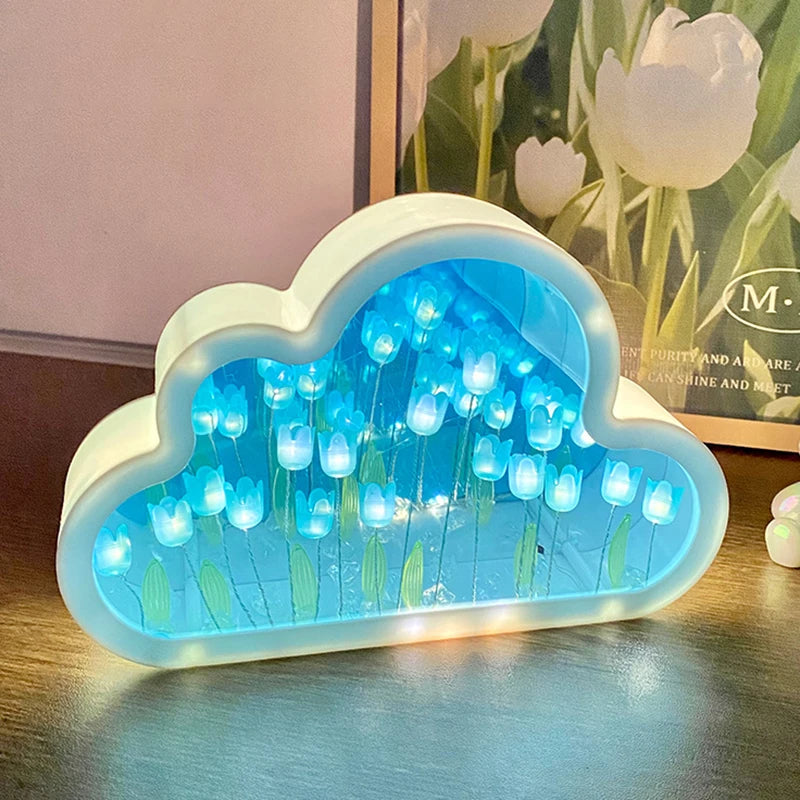 Cloud Shape Mirror Lamp