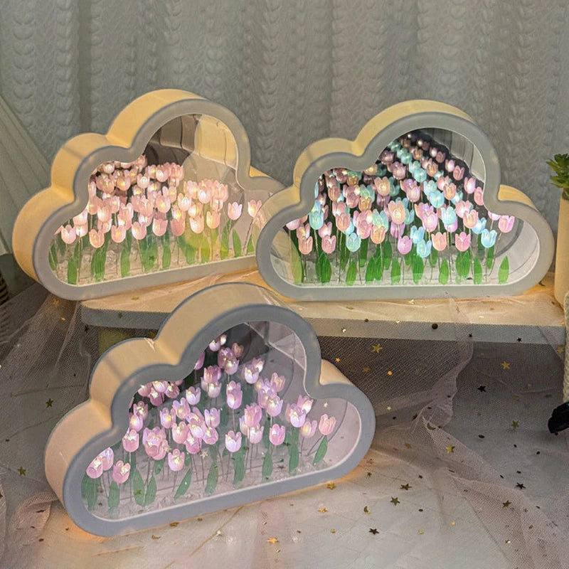 Cloud Shape Mirror Lamp