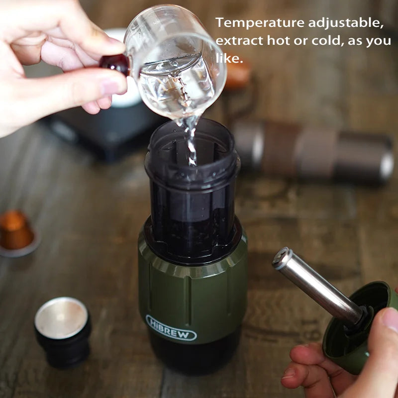 HiBREW 2 in 1 Portable Coffee Machine