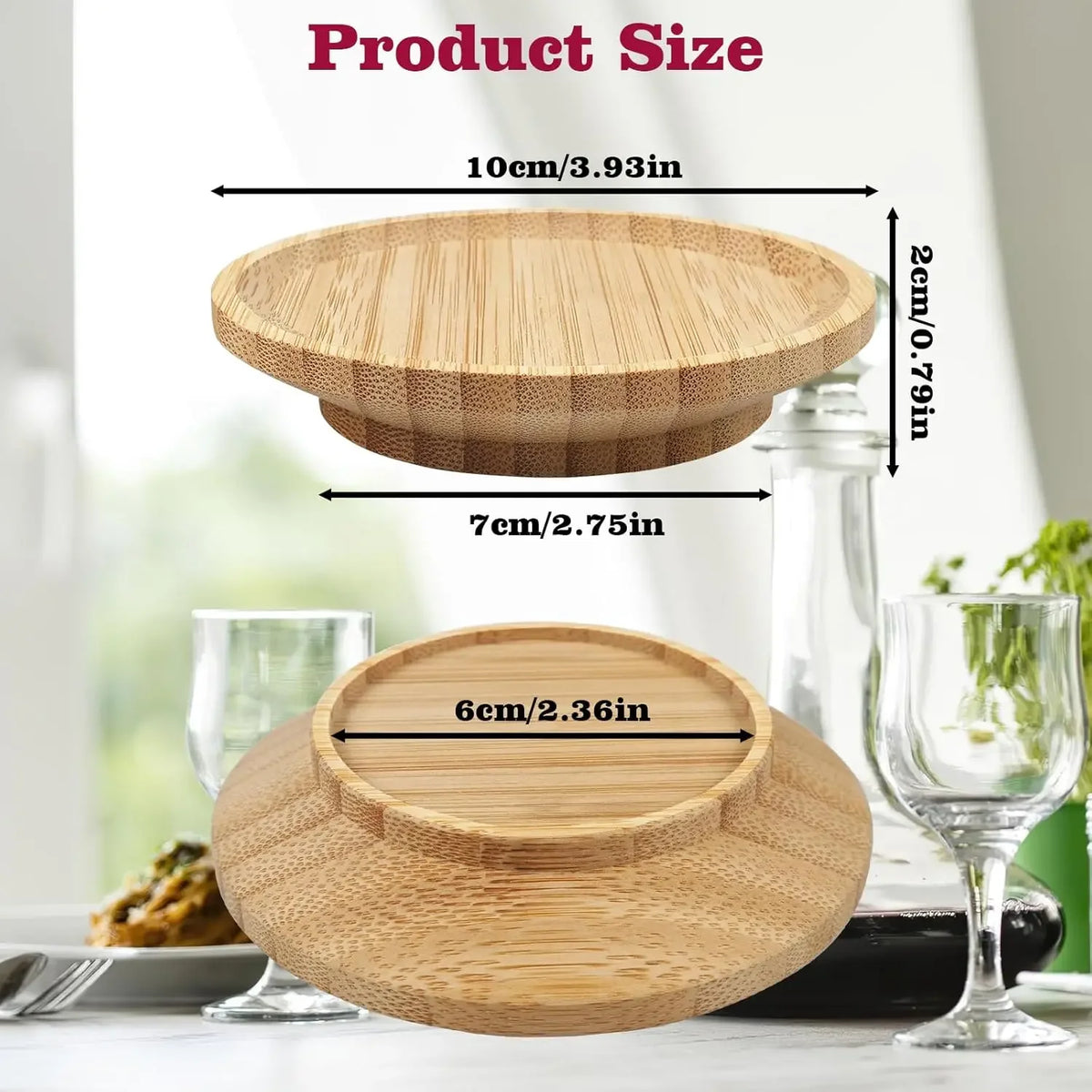Bamboo Wine Glass Charcuterie Topper