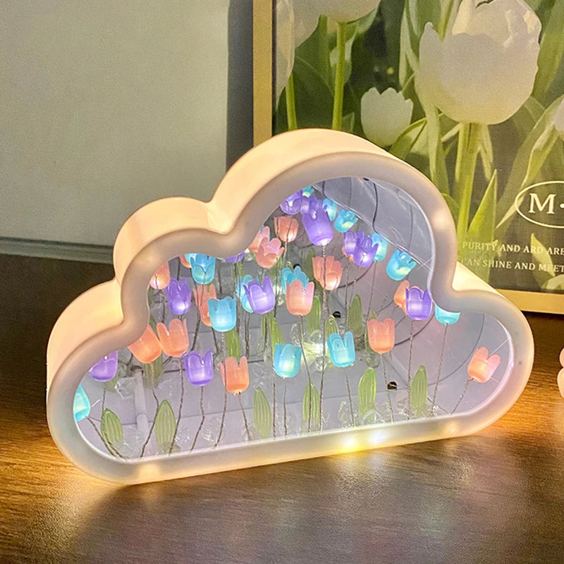 Cloud Shape Mirror Lamp