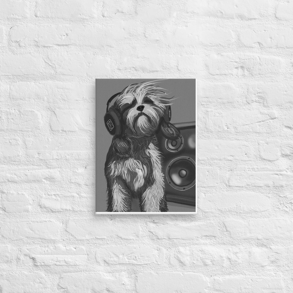 Dog Lover Canvas Print 12×16 – Original Art | TrendVault